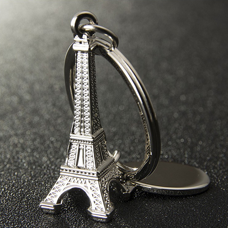 5x Zinc Alloy Eiffel Tower French Souvenir Paris Keychain Keyring Key