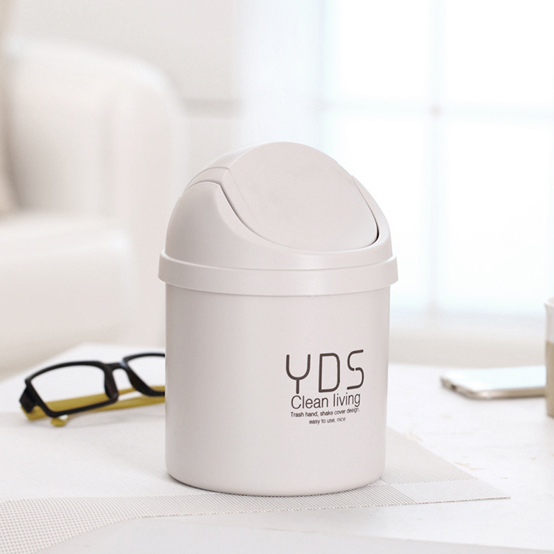 1 pc Desk Small Trash Can Wastebaskets mini trash bin cute trash bin 3
