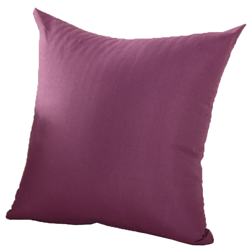 Flower Geometric Sequins Plain Throw Pillow Case Cushion Cover Sofa Home Decor