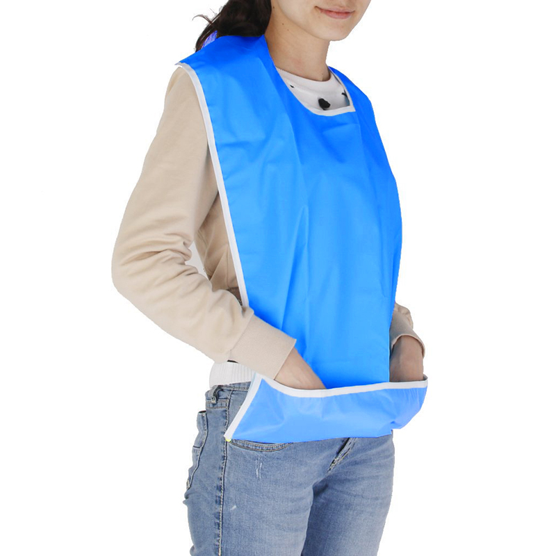 Large Waterproof Adult Mealtime Bibs Clothes Protector Disability