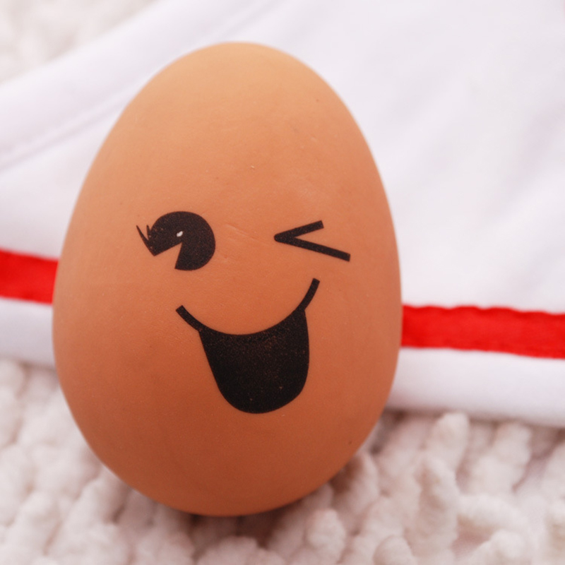 1pc Boiled Emulation Eggs with Multi Emotion Emoji Slow Rise Toy Gift