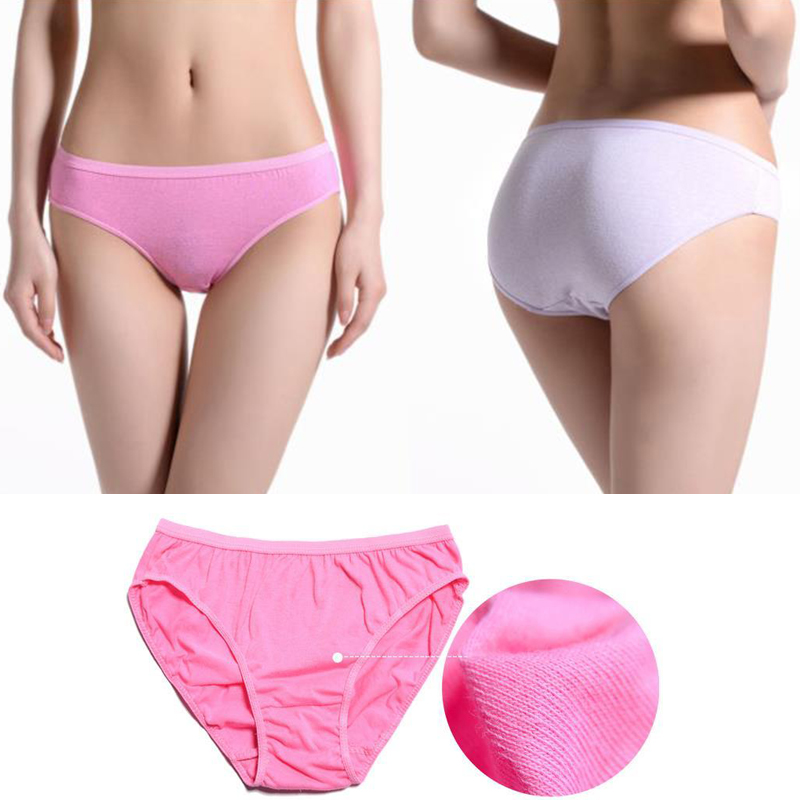 Disposable Brief Cotton Blend Women Men Unisex Panties Travel Underwear Knickers