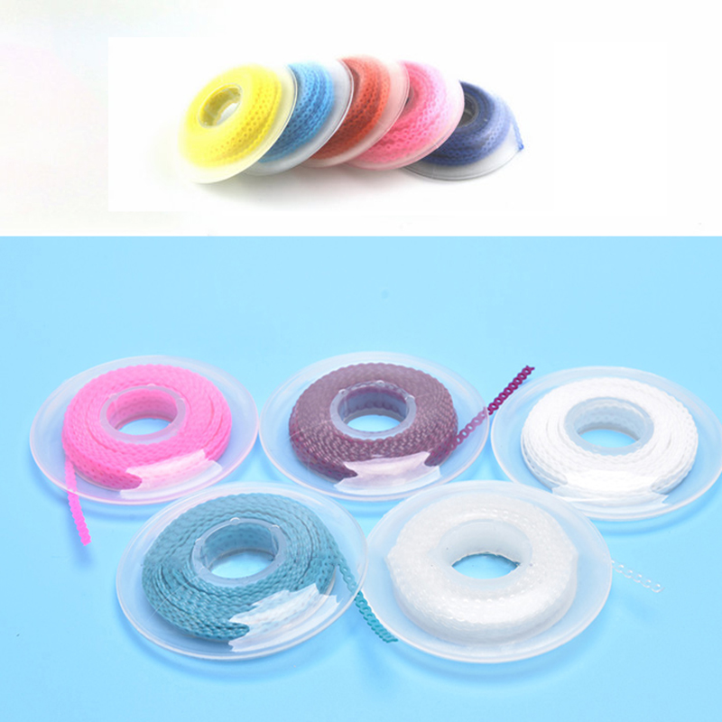 Dental Orthodontic Elastic Rubber Braces Bands Ultra Power Chain