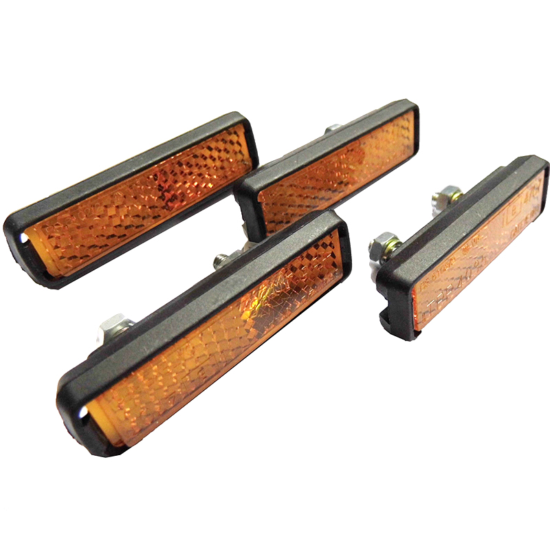 Bicycle Foot Pedal Reflector Bike Cycle Night Safe Reflectors Warning