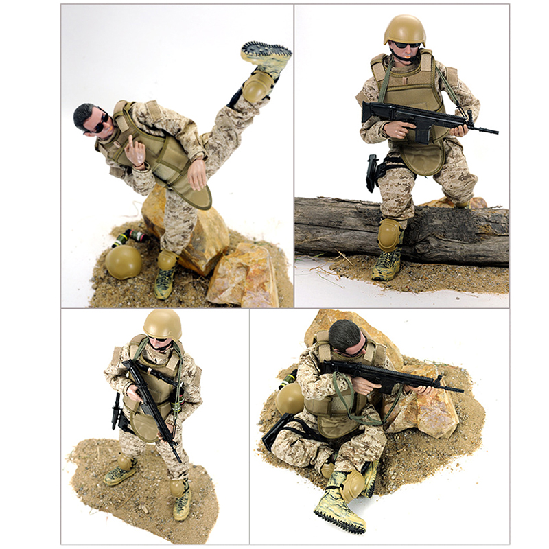 16 Scale Flexible Military Army Police Soldier 12" Action Figures w