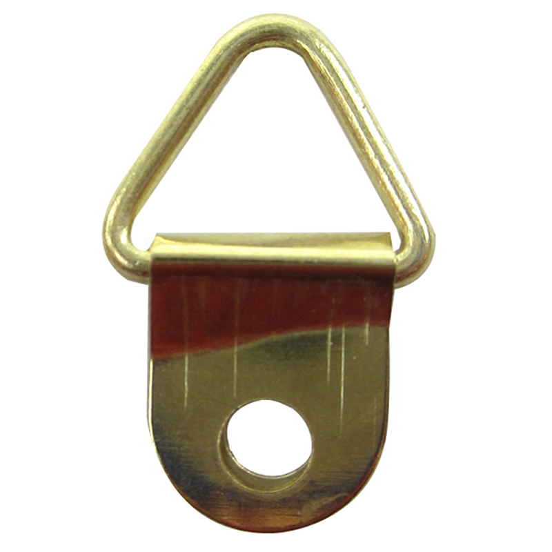 100X Picture Frame Hanging Triangle D Rings Frames Hanger Hooks Gold eBay