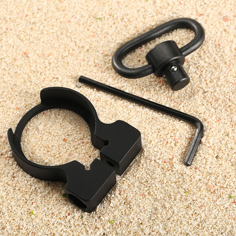 Quick Detach QD Sling Swivel Clamp on Single Point buffer tube Adapter
