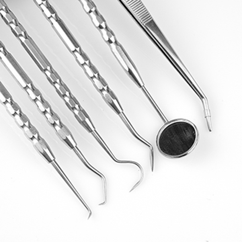Dentist Tool Kit Stainless Steel Teeth Cleaning Dental Hygiene Kit 5/6