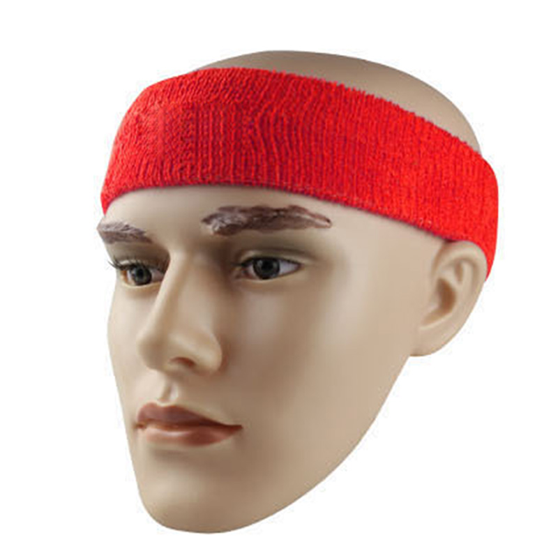 Cotton Stretchy Sport Color Sweat Sweatband Headband Hair Band Yoga