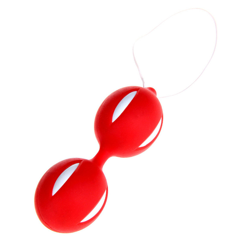 Duotone Ben Wa Ball On String Weighted Female Kegel Vaginal Tight