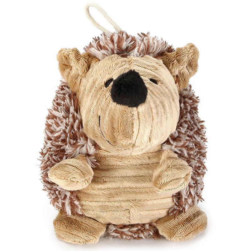 Pet Dog Squeaky Hedgehog Plush Toy Squeaker Sound Cat Puppy Chews