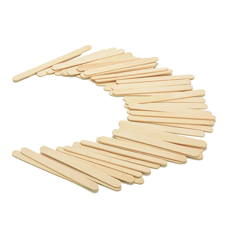 10100pcs Natural Wood Popsicle Sticks Wood Bulk Original Timber Sticks