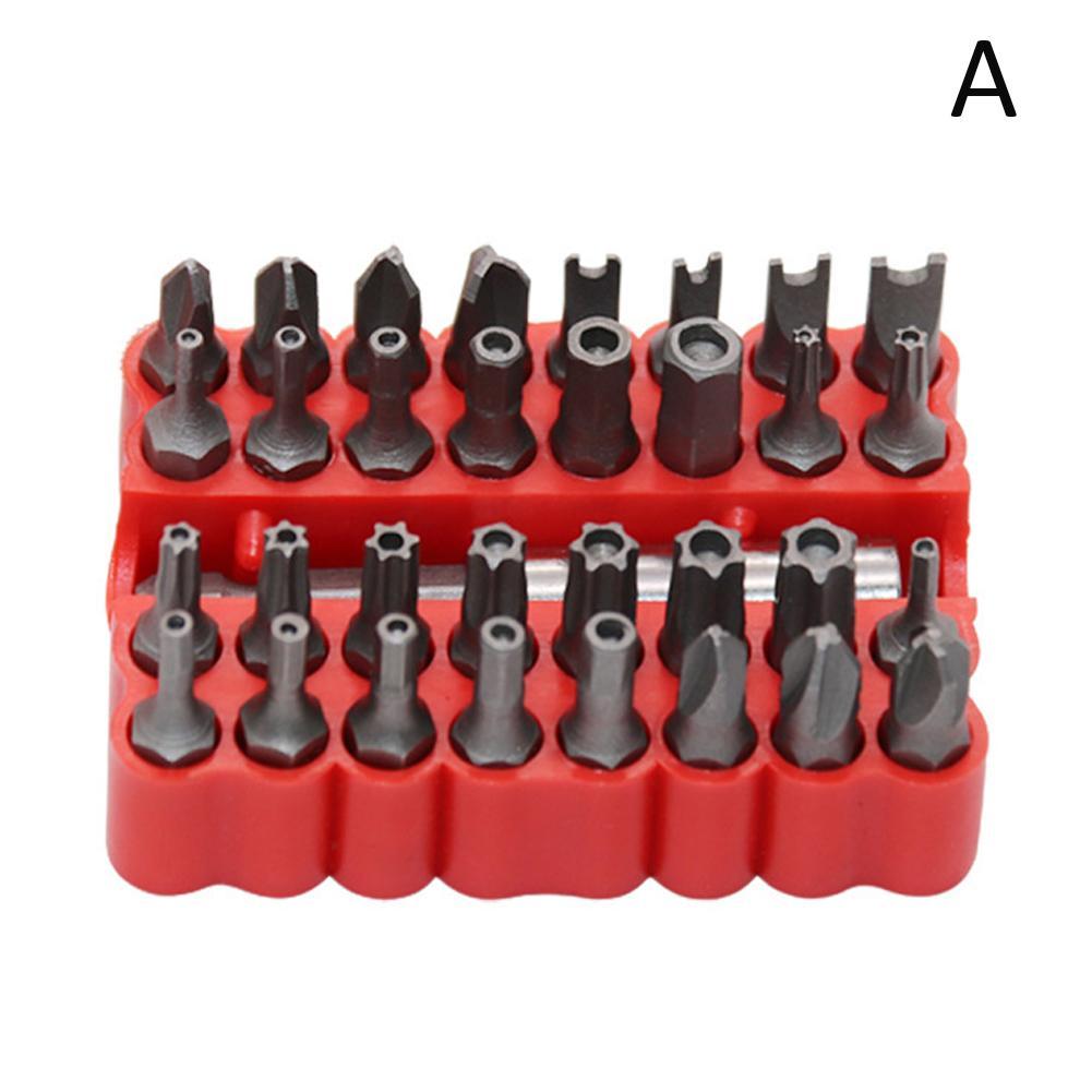 Buy 33 Pieces Of Hollow Security Bit Set Screw Safety Hex Special