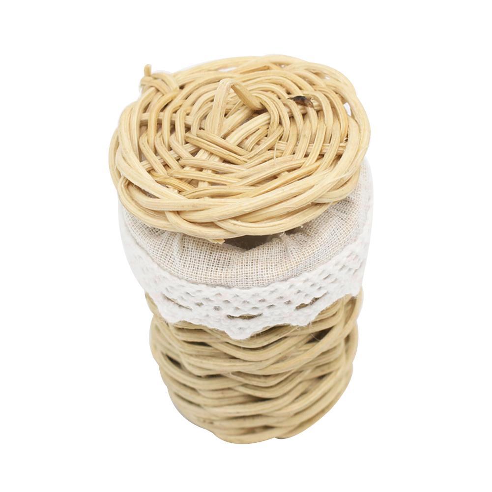 1:12 Dollhouse miniature accessories mini cloth wool basket simulation model FLA