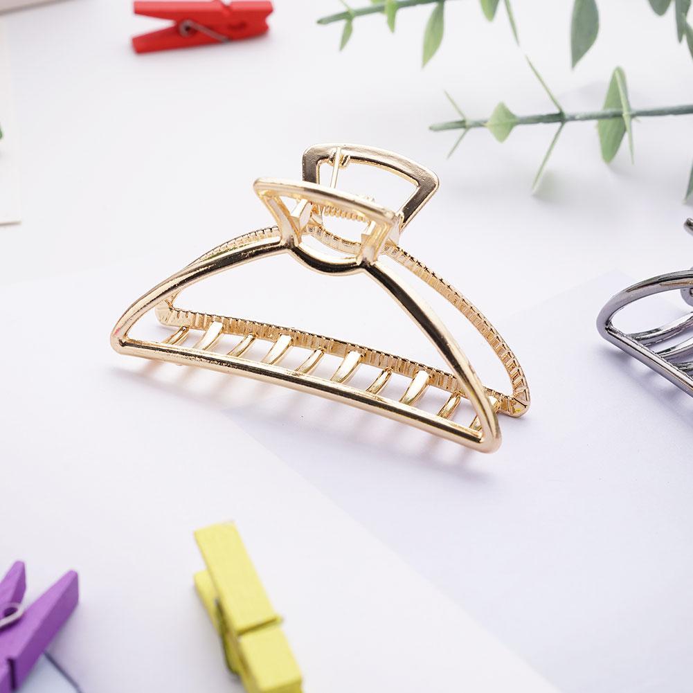 MINI Hair Claw Clip Rhinestone Crystal Hairpin Bridal Wedding Flower Yellow 05