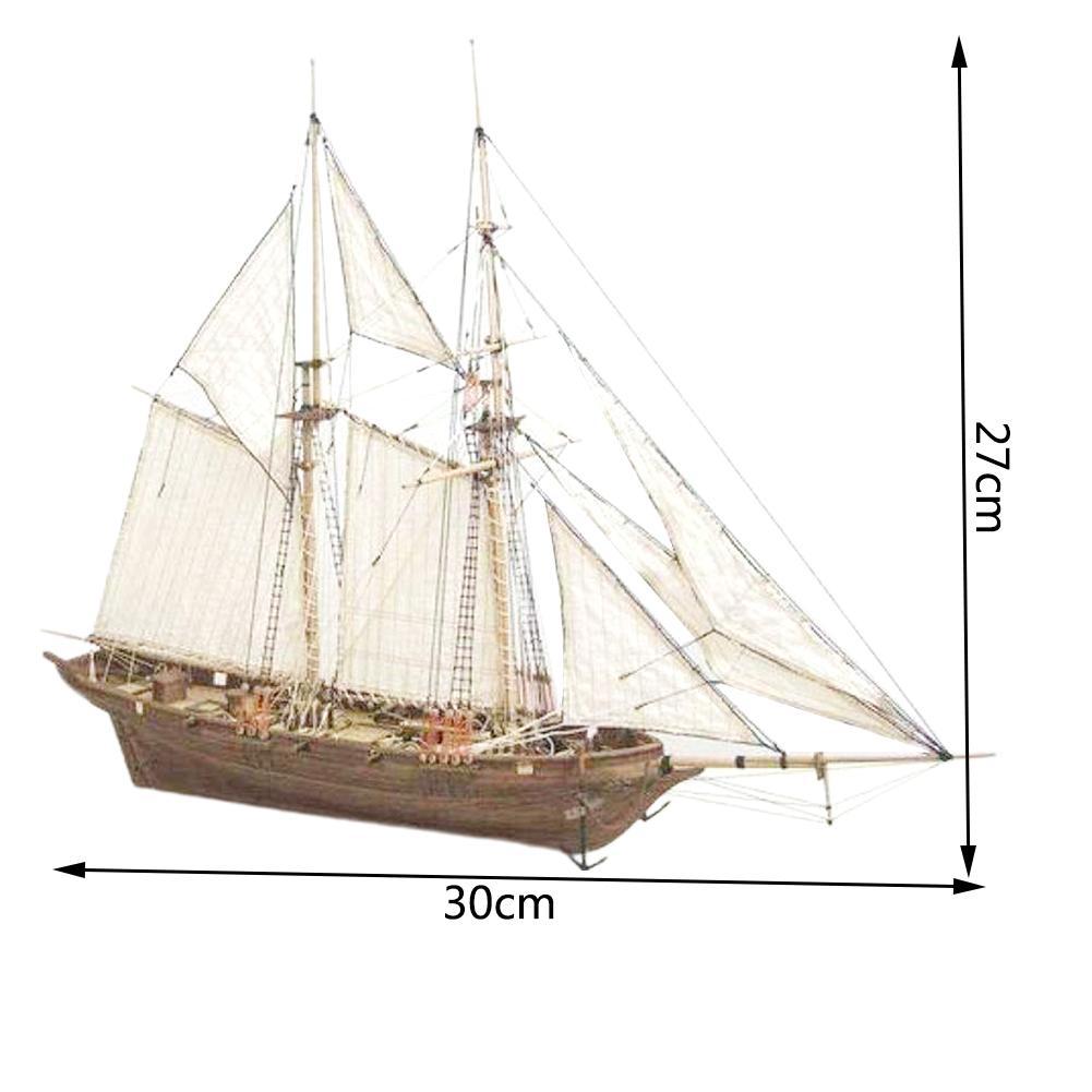 WoodenSailing - Zestaw modelarski żaglówki do samodzielnego montażu - Wianko - 5