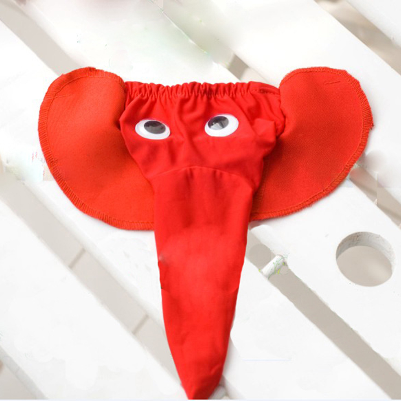 Hot Sexy Mens Elephant Underwear Pouch Boxers Briefs Thongs G String