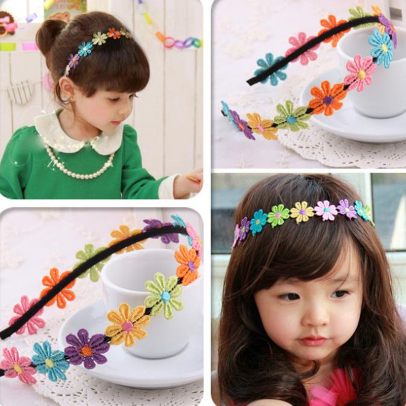 Neu 3Stk Nett Baby Kinder Stirnband Haarband Mädchen Haarschmuck Kopfband