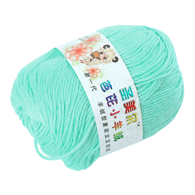50g Wholesale Lot Soft Natural Bamboo Cotton Knitting Yarn Fingering ...