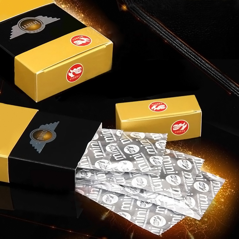 10PCS Men Adult MINI Extra Small Condoms Ultra Thin Tight Trumpet