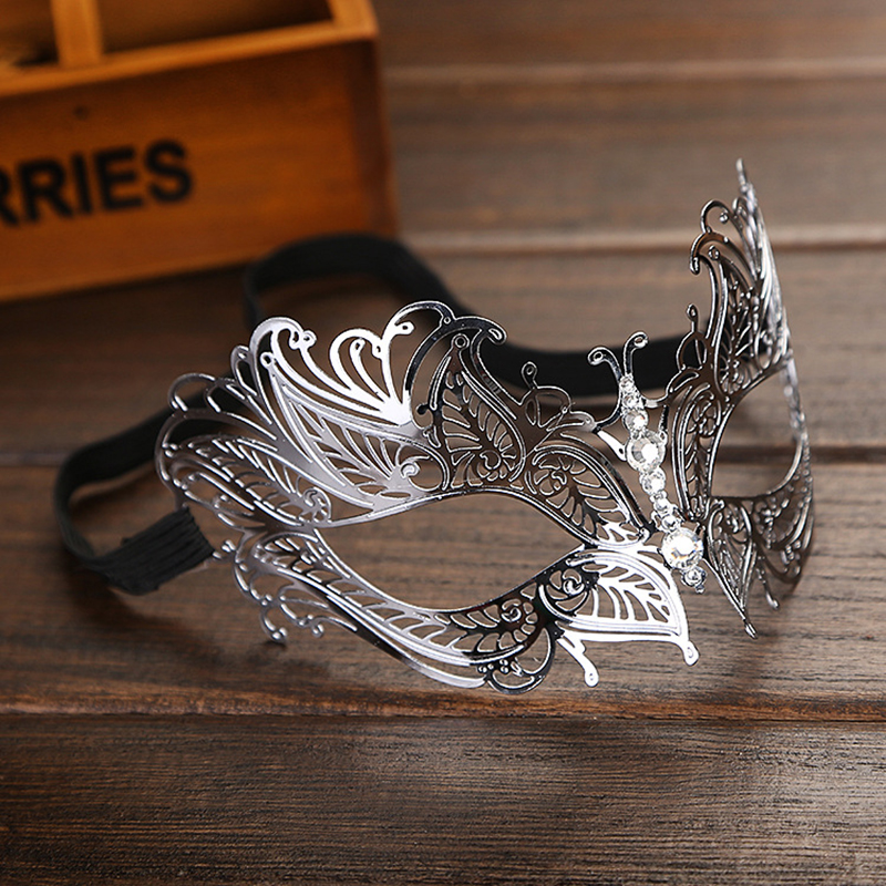 Luxury Venetian Metal Filigree Masquerade Party Mask Laser Cut with ...