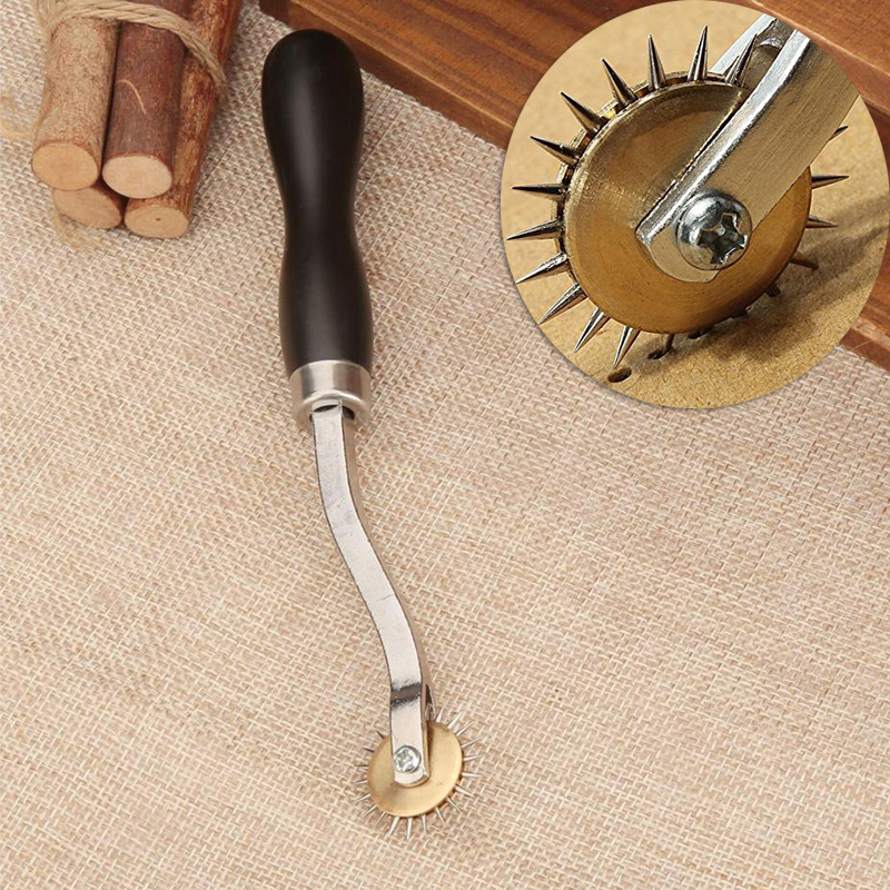 Überstichstichabstand Roulette-Rad Papier Leder Sewing Craft Werkzeug Tools,