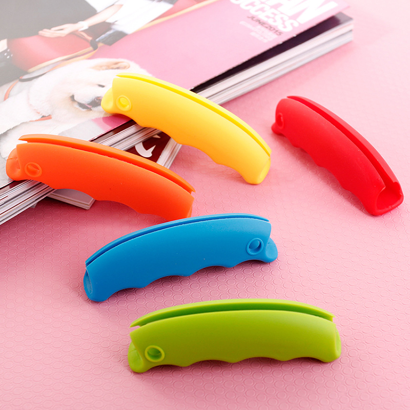 Silicone Shopping Grocery Bag Carrying Holder Handle Clip Comfortable ...