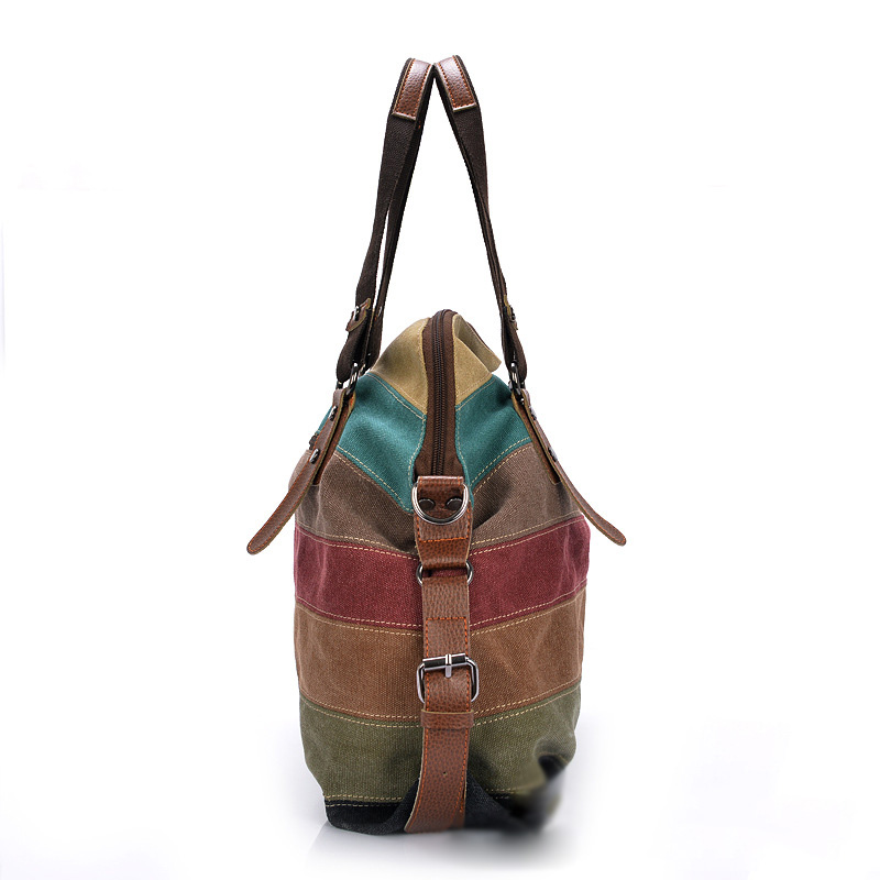 Fashion Women Canvas Shoulder Bag Satchel Crossbody Tote Handbag Purse Messenger 