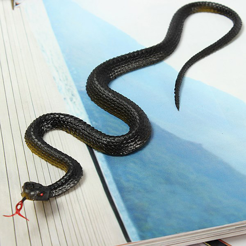 New Exotic Realistic Rubber Toy Soft Fake Snakes Garden Props Joke ...
