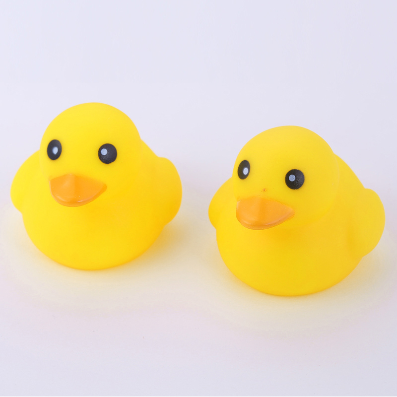 Rubber Yellow Duck Pet Dog Chew Sound Squeaker Toy Squeeze Screaming ...