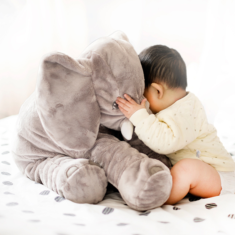 baby snuggle elephant pillow