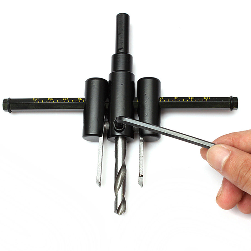 Adjustable Metal Wood Circle Hole Saw Drill Bit Cutter Set DIY 30mm