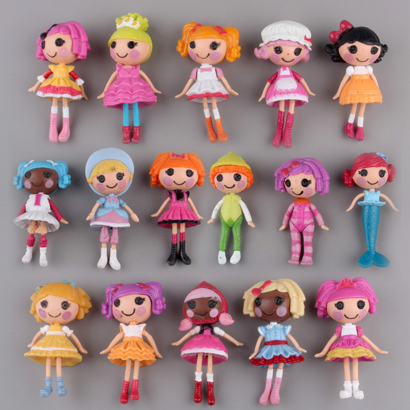 Lot of 8pcs Lalaloopsy Dolls Cute Small Toys Home Decor Collections ...