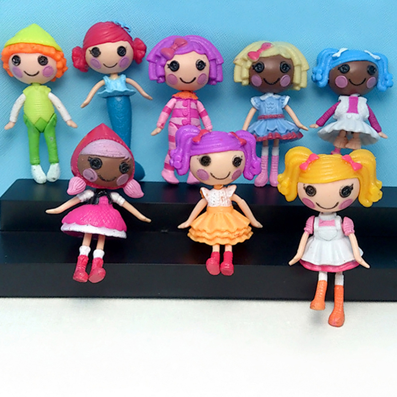 Lot of 8pcs Lalaloopsy Dolls Cute Small Toys Home Decor Collections ...