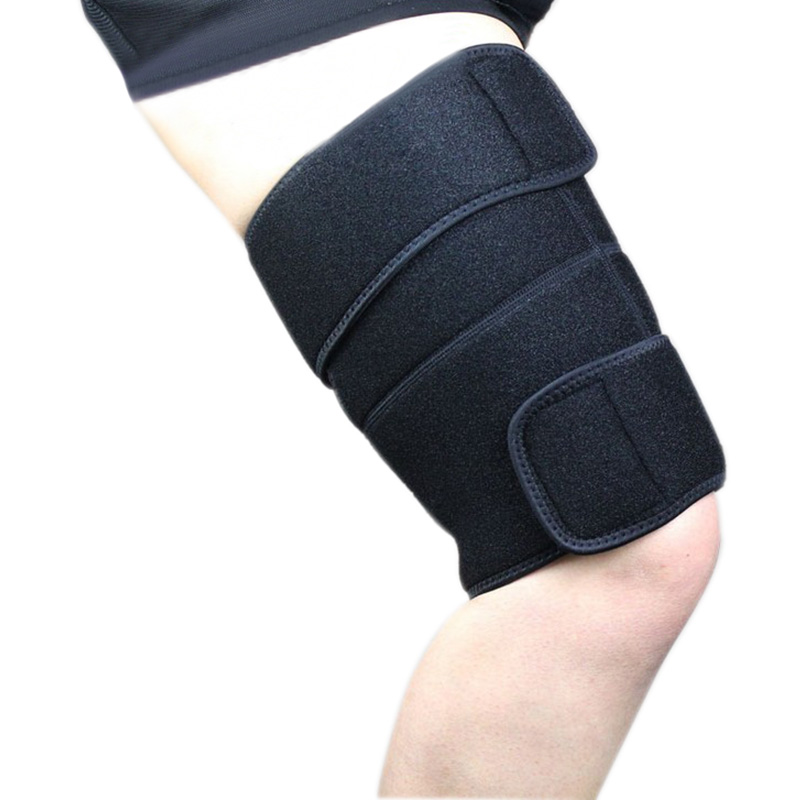 Thigh Support Band Brace Hamstring Wrap Sleeve Pain Relief Neoprene ...