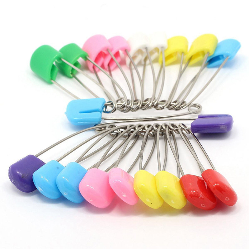 100x Nappy Large Diaper Pins Nappies Safety Pin Baby Diaper Change ...
