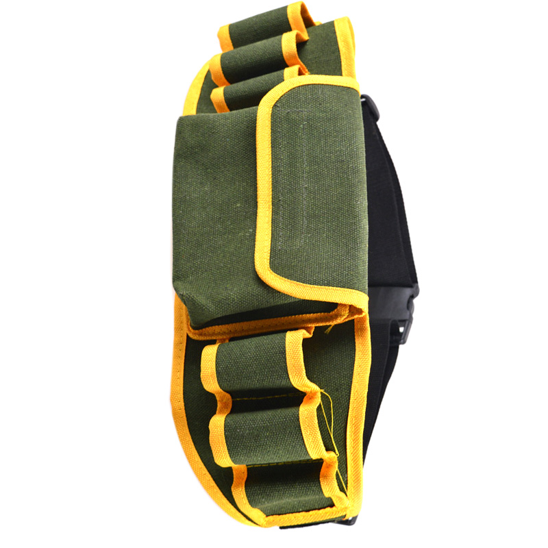 Adjustable Strap Hardware Mechanic's Canvas Tool Belt Bag Pouch Pocket