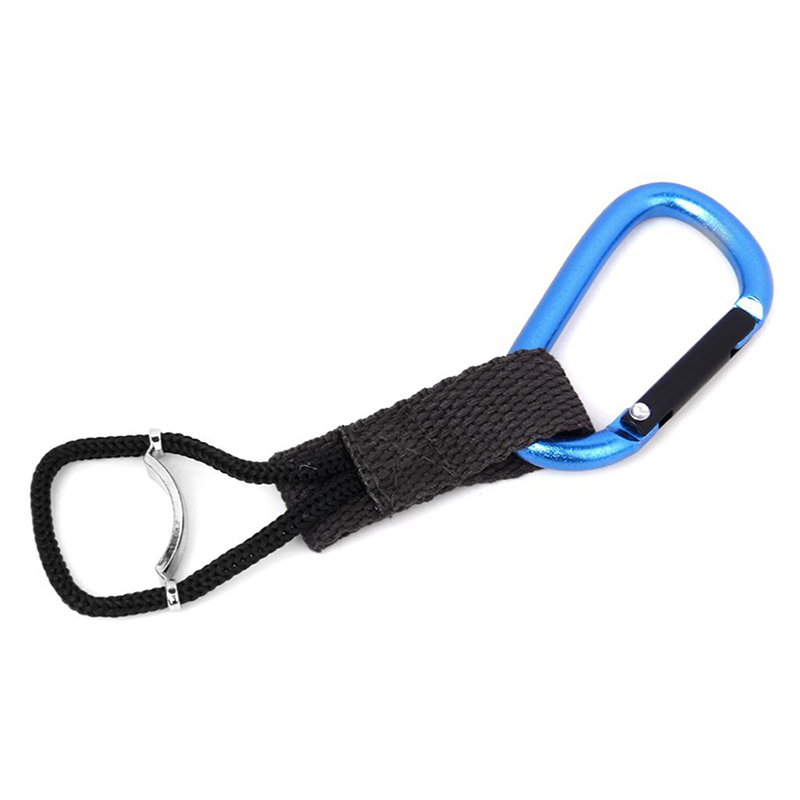 Water Bottle Holder Hook Belt Clip Buckle Aluminum Carabiner Travel Camping