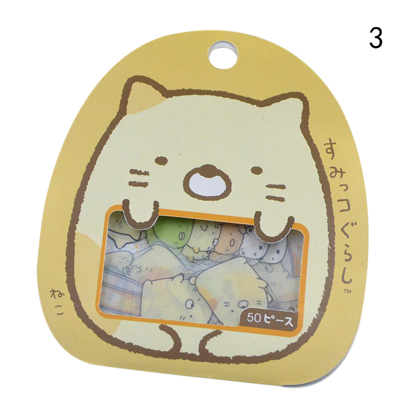 50pcs//pack Haftnotizen Klebezettel Klebchen Haftzettel 4Farben Kawaii C1R8