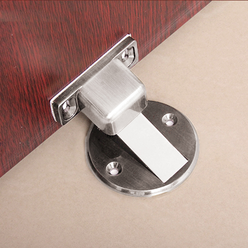 Magnetic Door Holder Stopper Invisible Doorstop Wall Floor Mounted ...