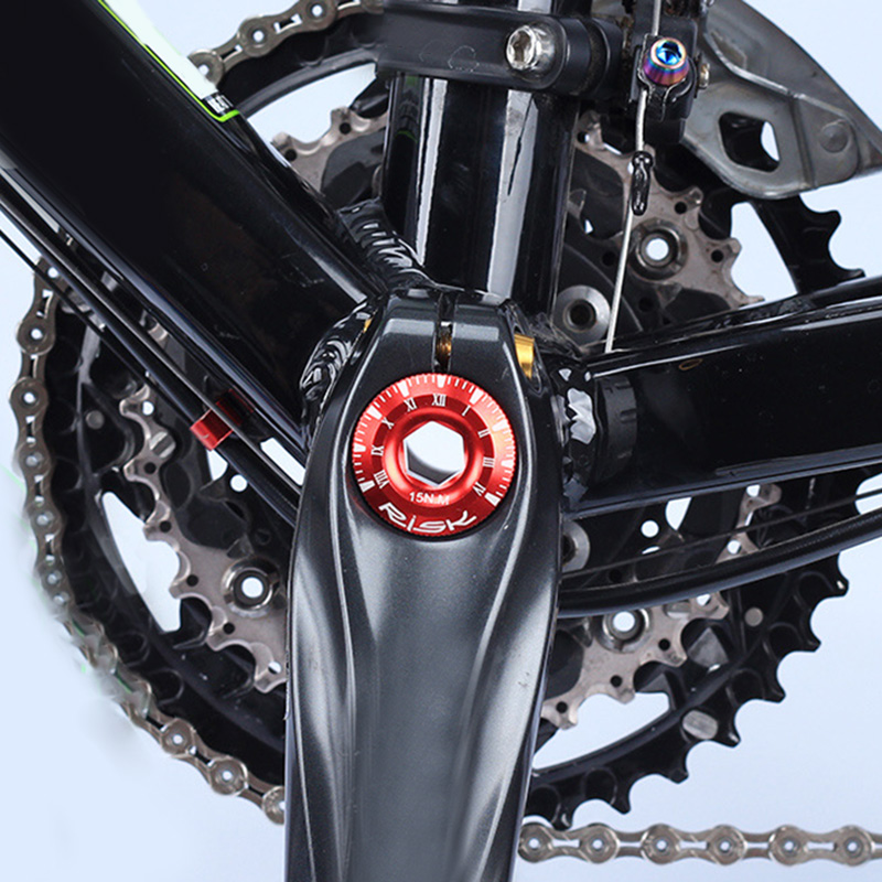 1X Aluminium Kurbelschraube für Shimano Hollowtech Fahrrad CNC M20mmx9mm R6B4