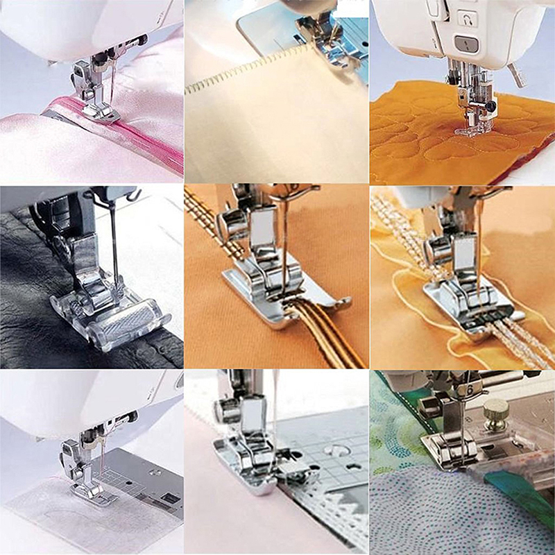 Download 11 Pcs Multi Function Domestic Sewing Machine Presser Foot Feet Accessories Set | eBay