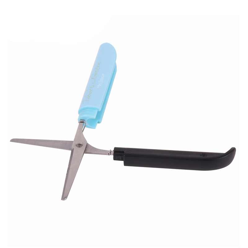 Creative Flowers Pattern Portable Scissors Stationery Scissors Novelty