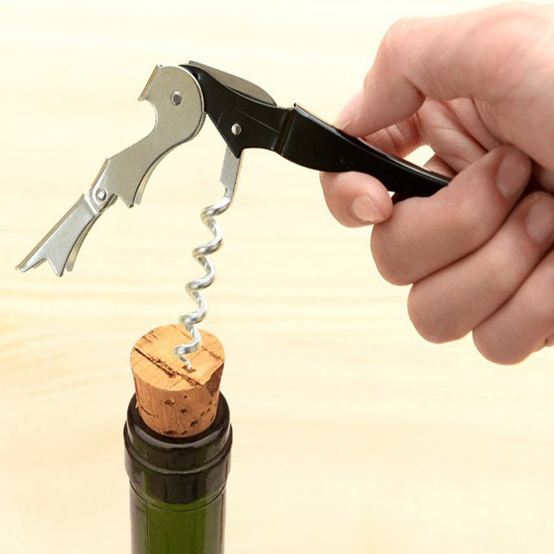 Mini EDC Rotwein Korkenheber Korken Heber Korkenzieher Neu Flaschenöffner S U9N2