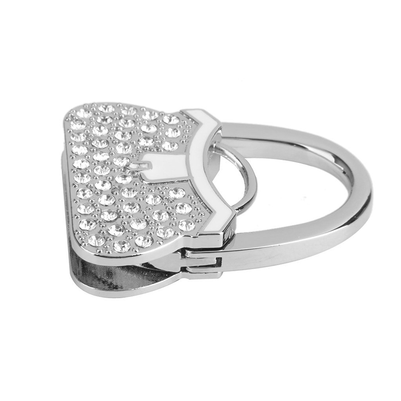 Metall Strass Faltbare Taschenhalter Handtaschenhalter Handtasche Taschenhaken x