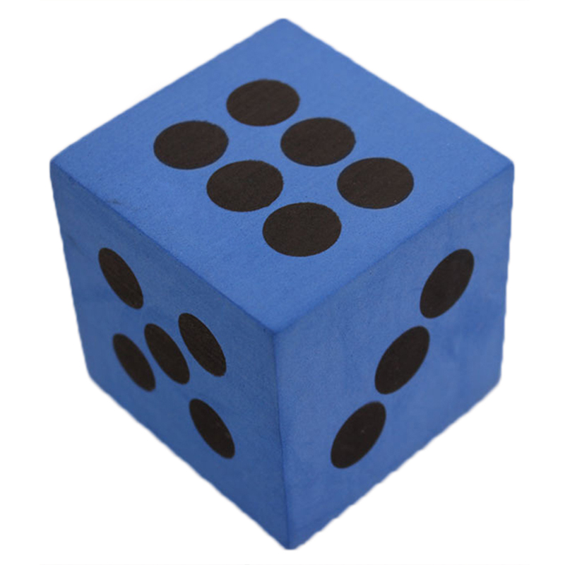 12x SOFT COLOURFUL FOAM LARGE DICE Toy Game PARTY LOOT O7K BAG FILLER 3