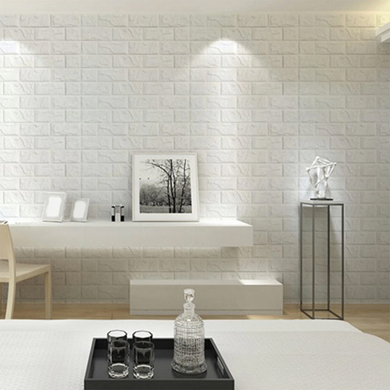  3D  Brick Waterproof Wall Sticker Foam  Self adhesive Panel 