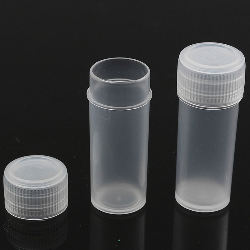 10Pcs Mini Plastic Sample Bottle 5ml Small Bottle Vial Storage ...