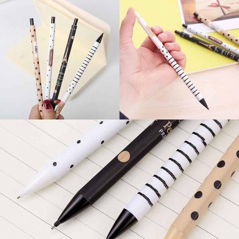 2pcs Random Style Cute Kawaii Mechanical Pencil School Office Supplies 0.5mm