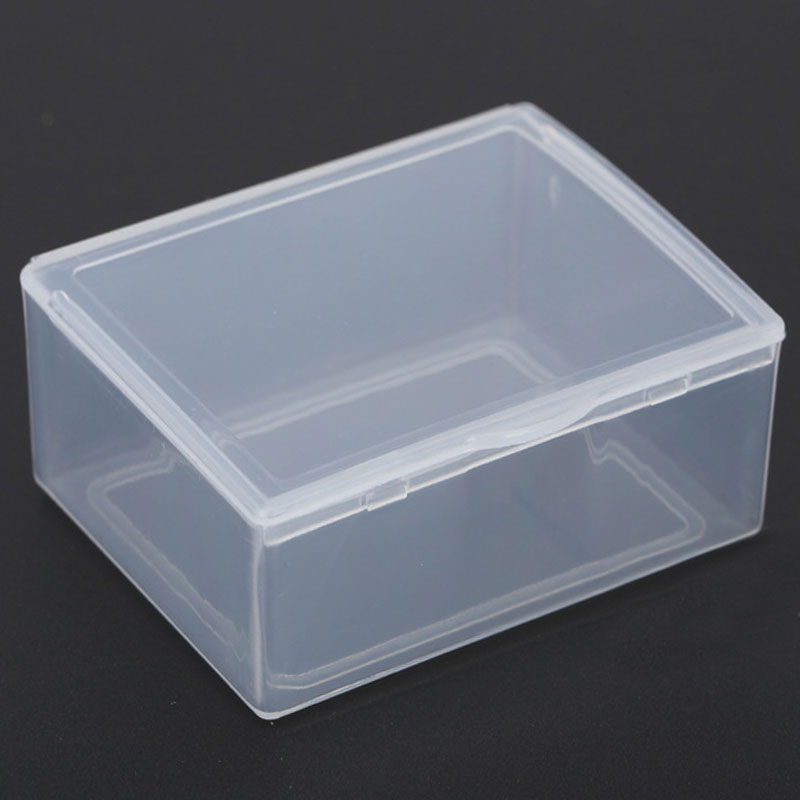 Hot Small Square Clear Transparent Plastic Storage Box Multipurpose ...